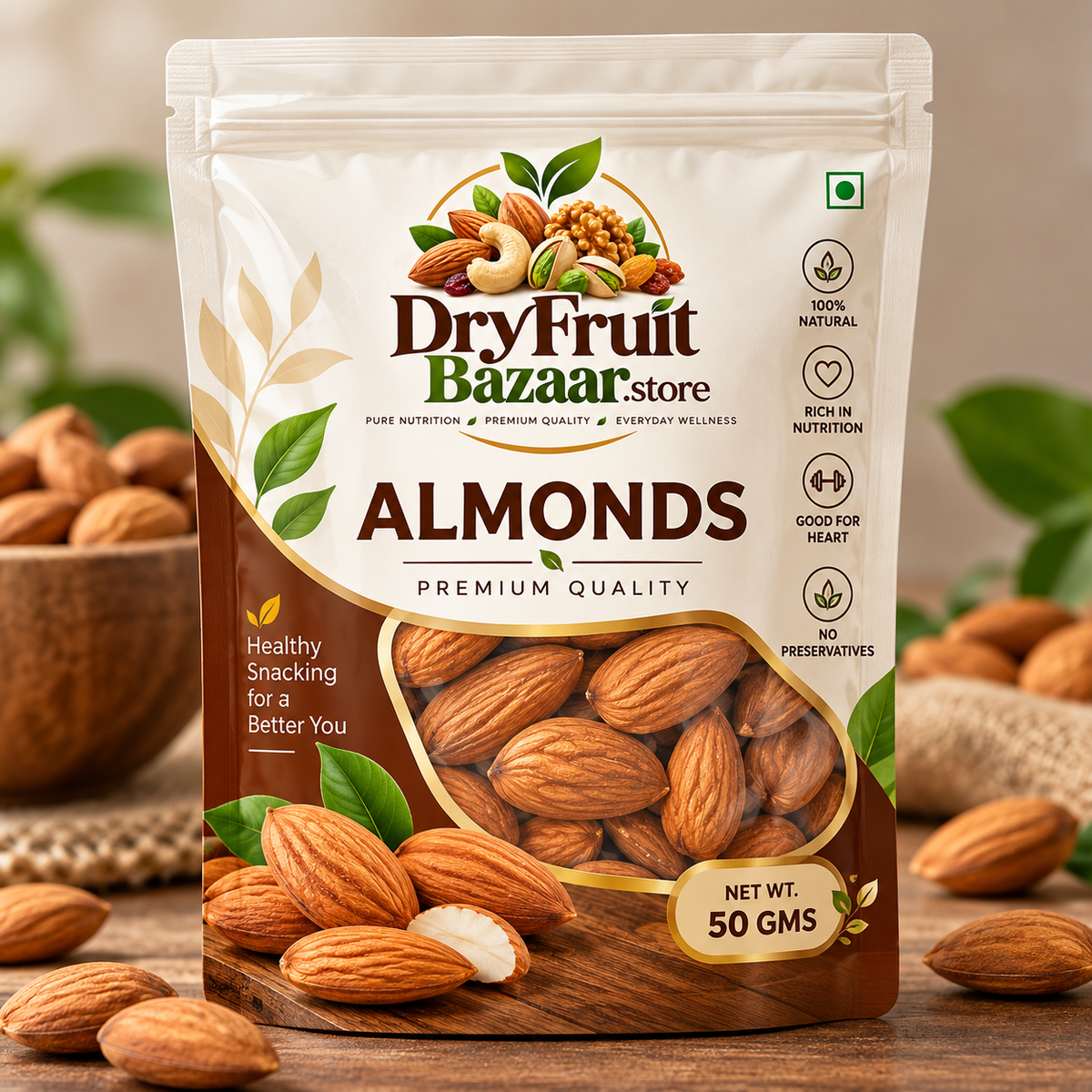 Almonds - 50 gms