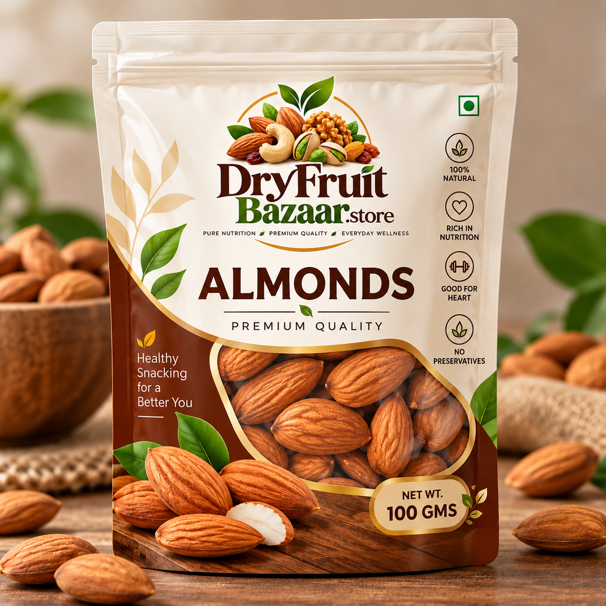 Almonds - 100 gms