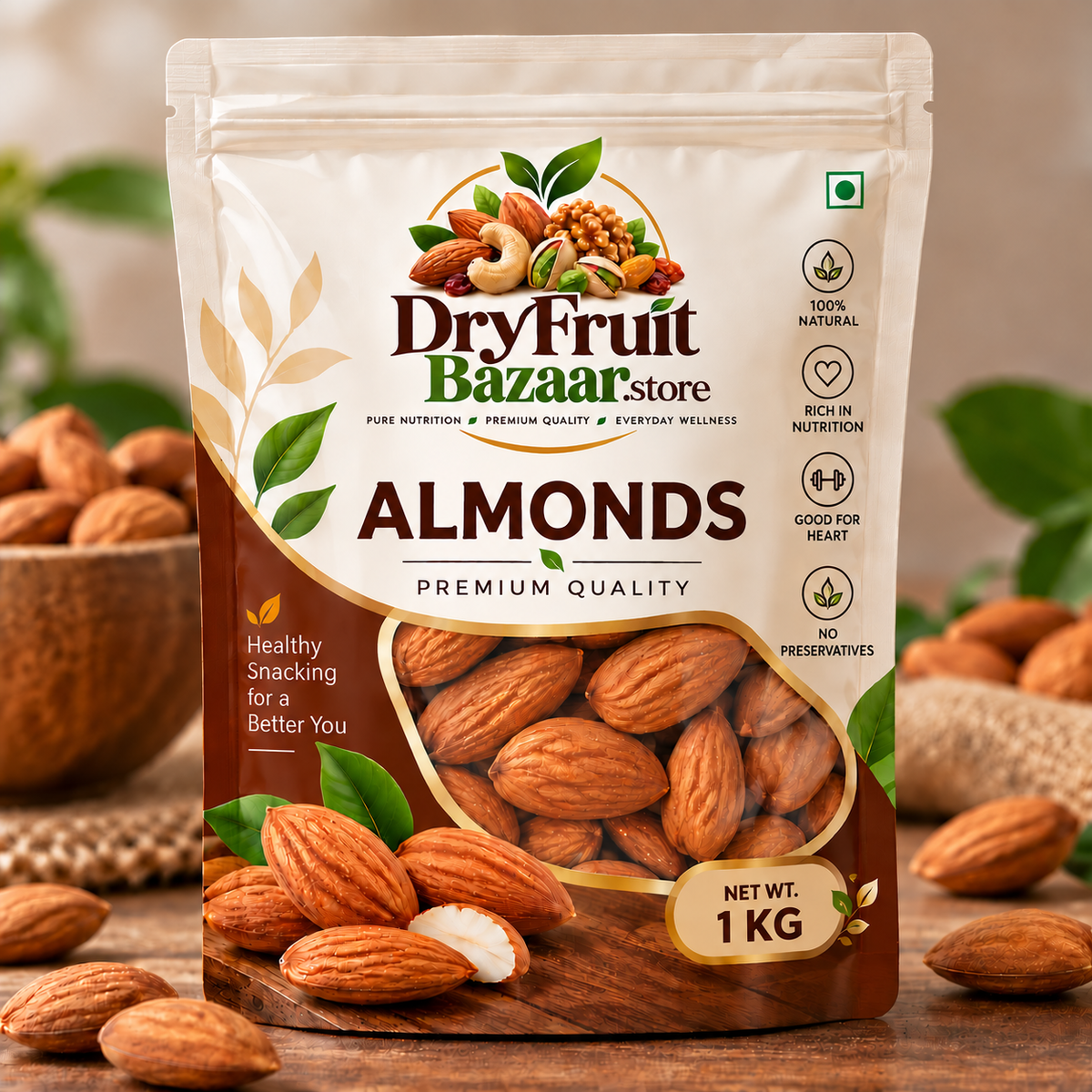 Almonds - 1 KG