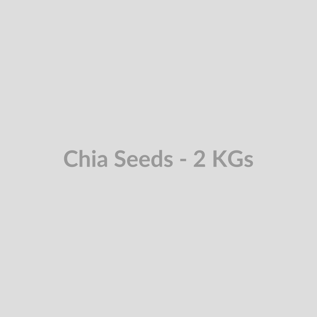Chia Seeds - 2 KGs - DryFruit Bazaar.store