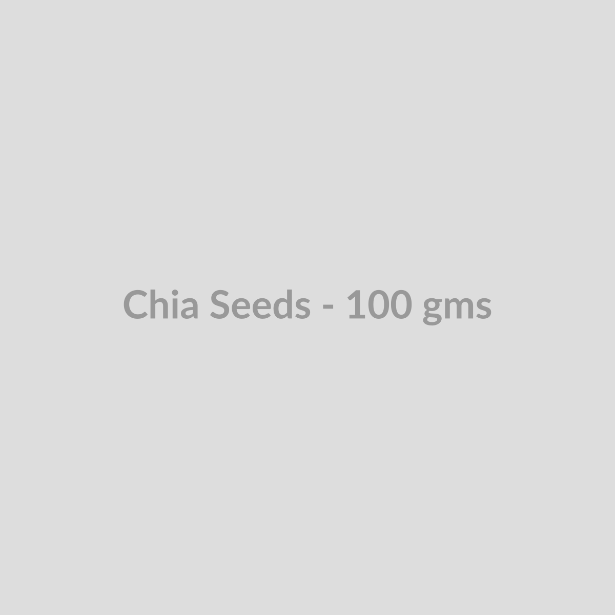 Chia Seeds - 100 gms - DryFruit Bazaar.store